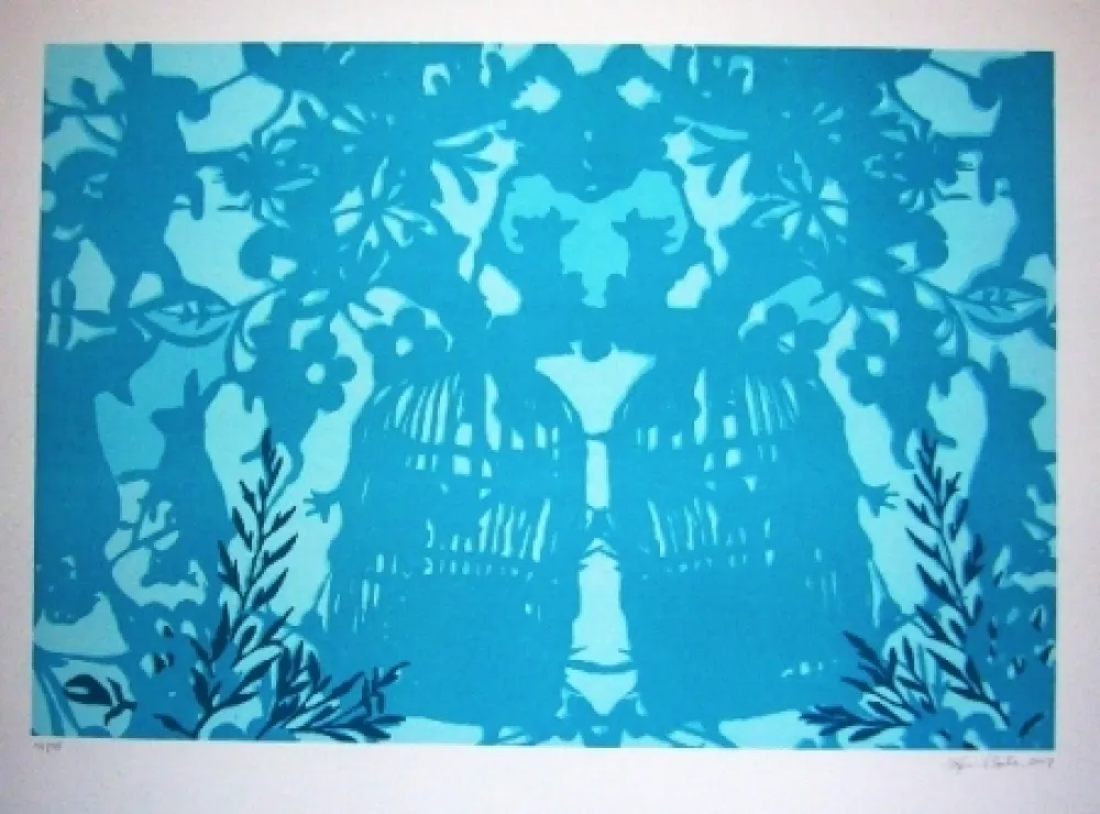 Lithografie Baker - Feuillages 3