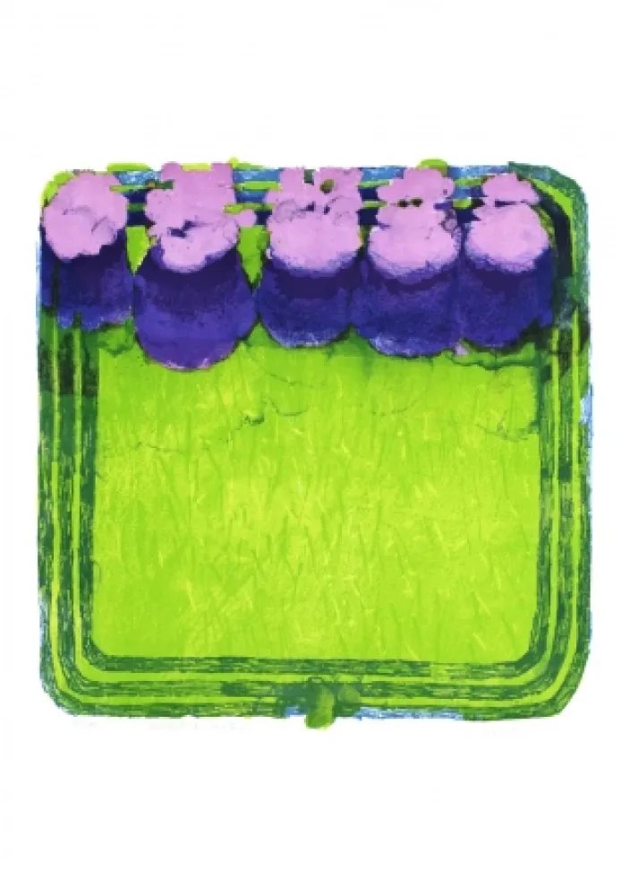 Lithografie Balas - Le sixième enclos