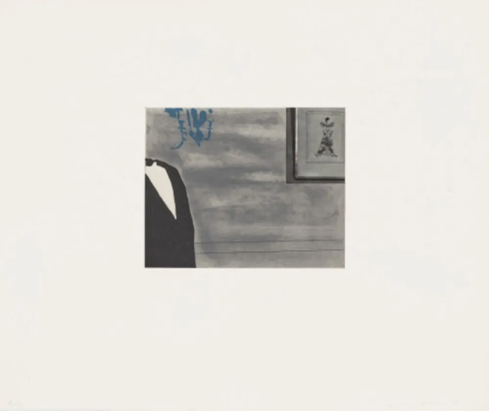 Ets En Aquatint Baldessari - Black Dice 1
