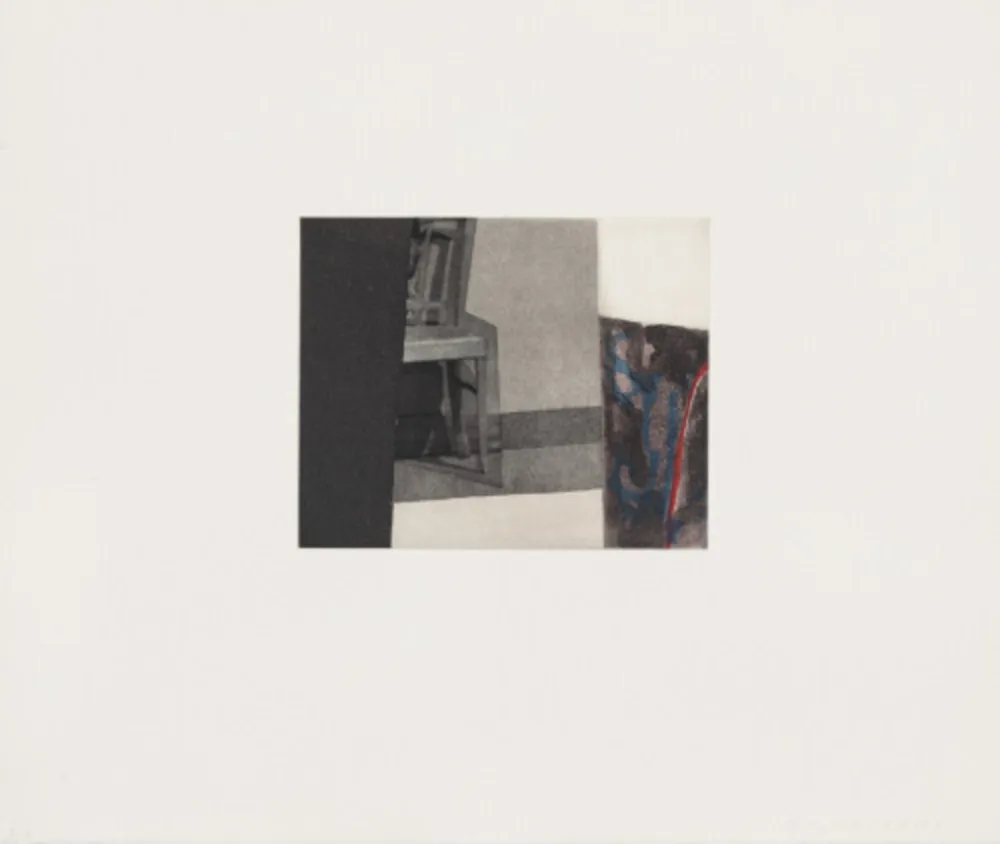 Ets En Aquatint Baldessari - Black Dice 4