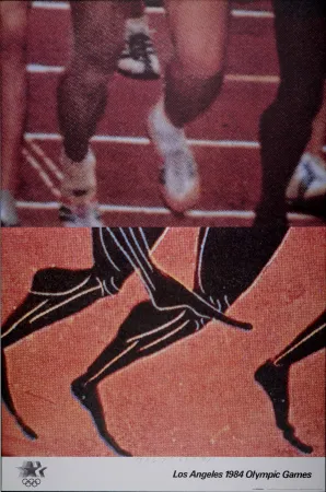 Lithografie Baldessari - Los Angeles Olympic 1984 - Hand-signed