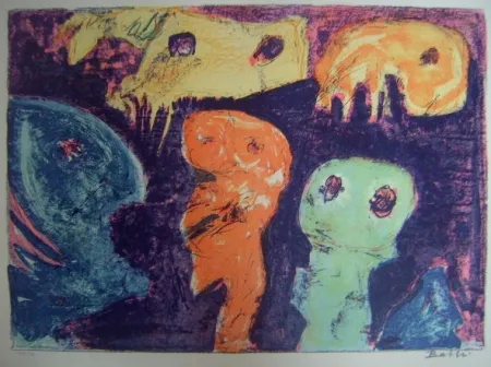 Lithografie Balle - Små Fiksstjerner -  Little  Fixed Stars