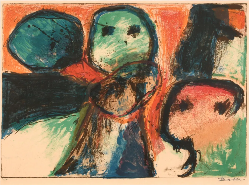 Lithografie Balle - Untitled