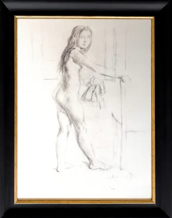 Lithografie Balthus - Jeune Femme Debou