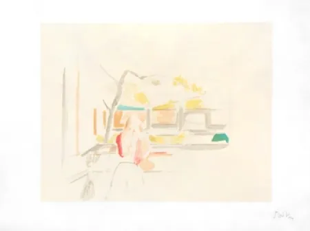 Lithografie Balthus - JEUNE FILLE DE DOS