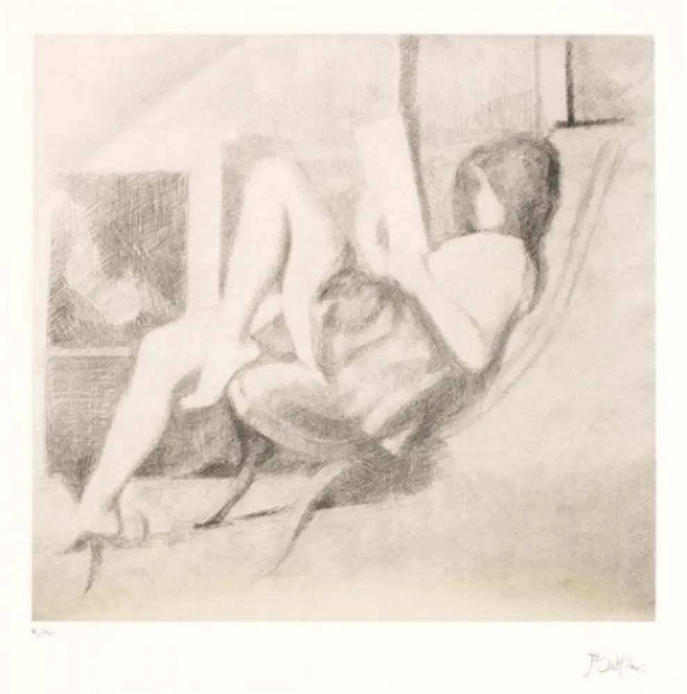 Lithografie Balthus - Jeune fille lisant
