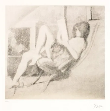 Lithografie Balthus - Jeune fille lisant