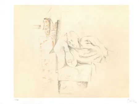 Lithografie Balthus - LA SIESTE