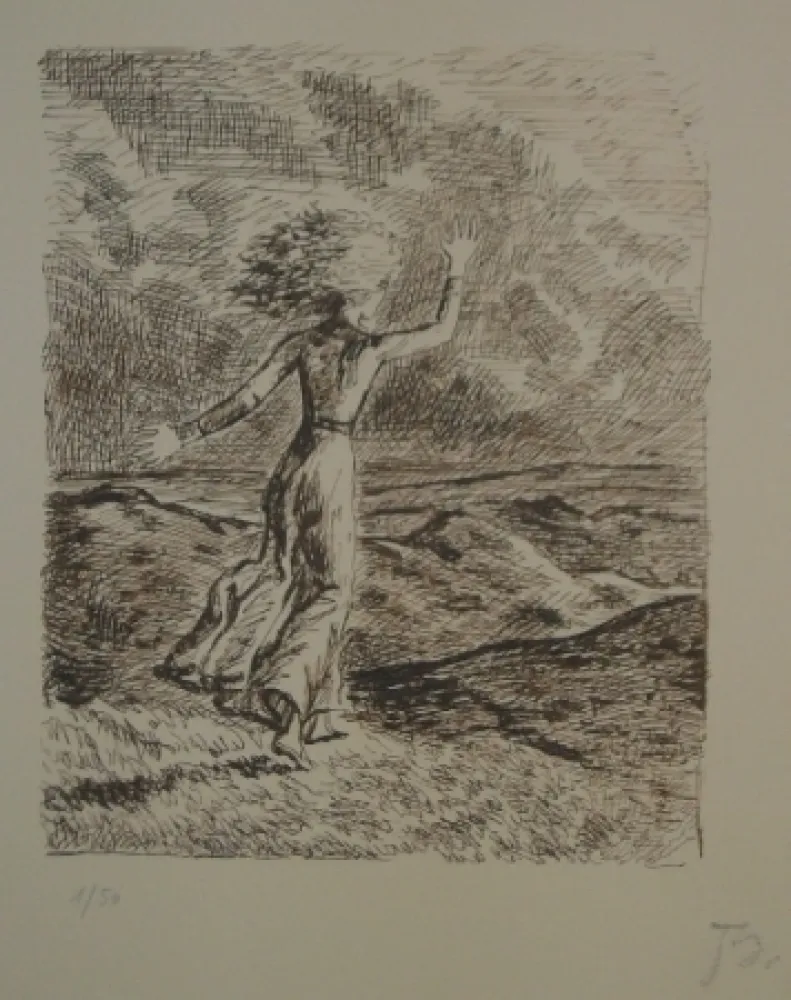 Lithografie Balthus - Les hauts de hurlevent 2