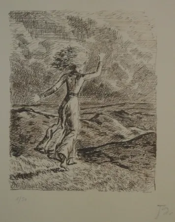 Lithografie Balthus - Les hauts de hurlevent 2
