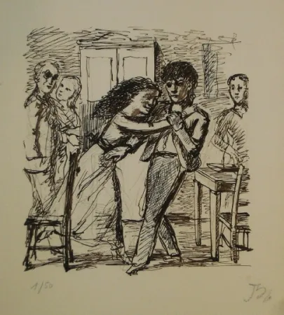 Lithografie Balthus - Les hauts de hurlevent