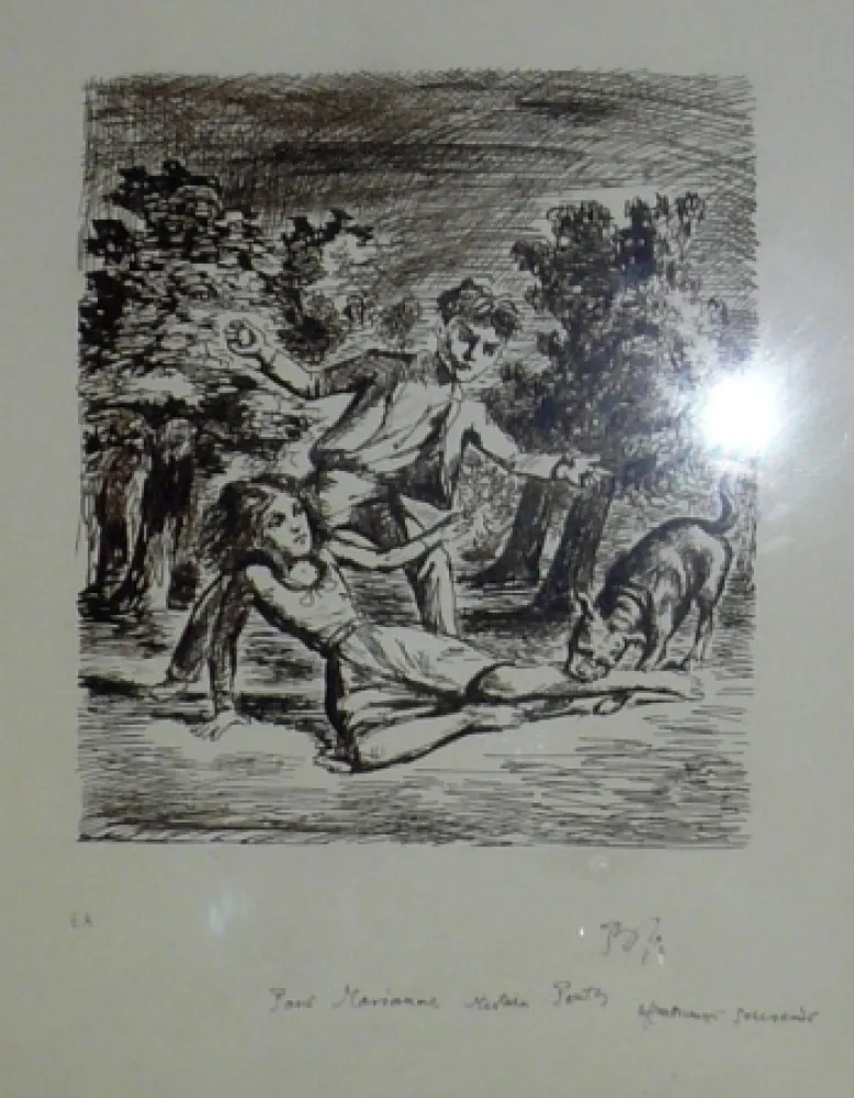 Lithografie Balthus - Les hauts de hurlevent