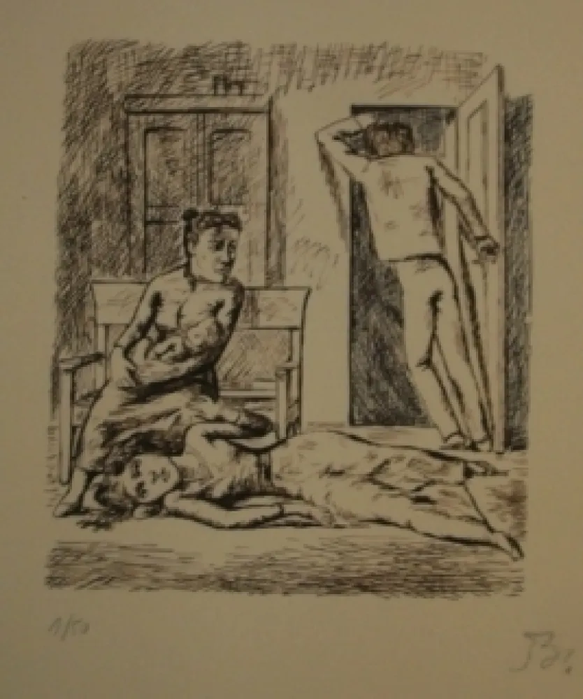 Lithografie Balthus - Les hauts de hurlevent