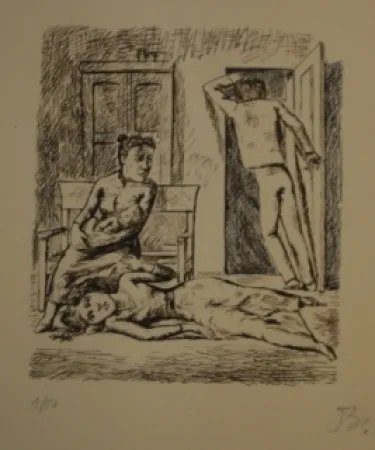 Lithografie Balthus - Les hauts de hurlevent