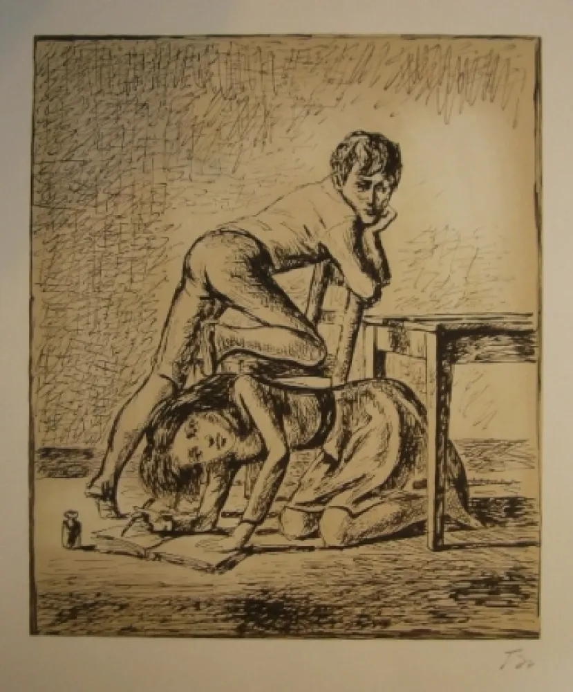Lithografie Balthus - Les hauts de hurlevent 