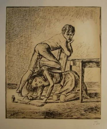 Lithografie Balthus - Les hauts de hurlevent 
