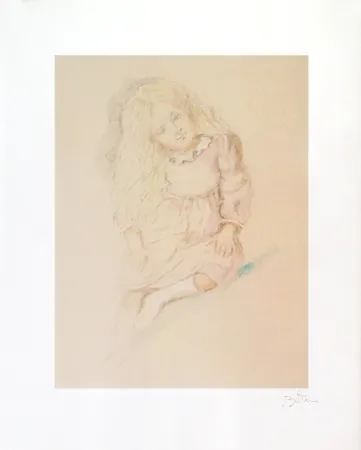 Lithografie Balthus - Valérie (1994)