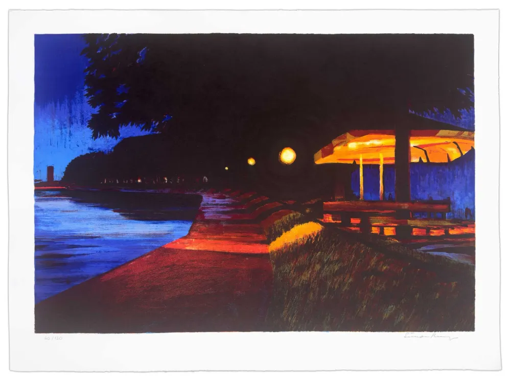 Lithografie Bang - Happy hour