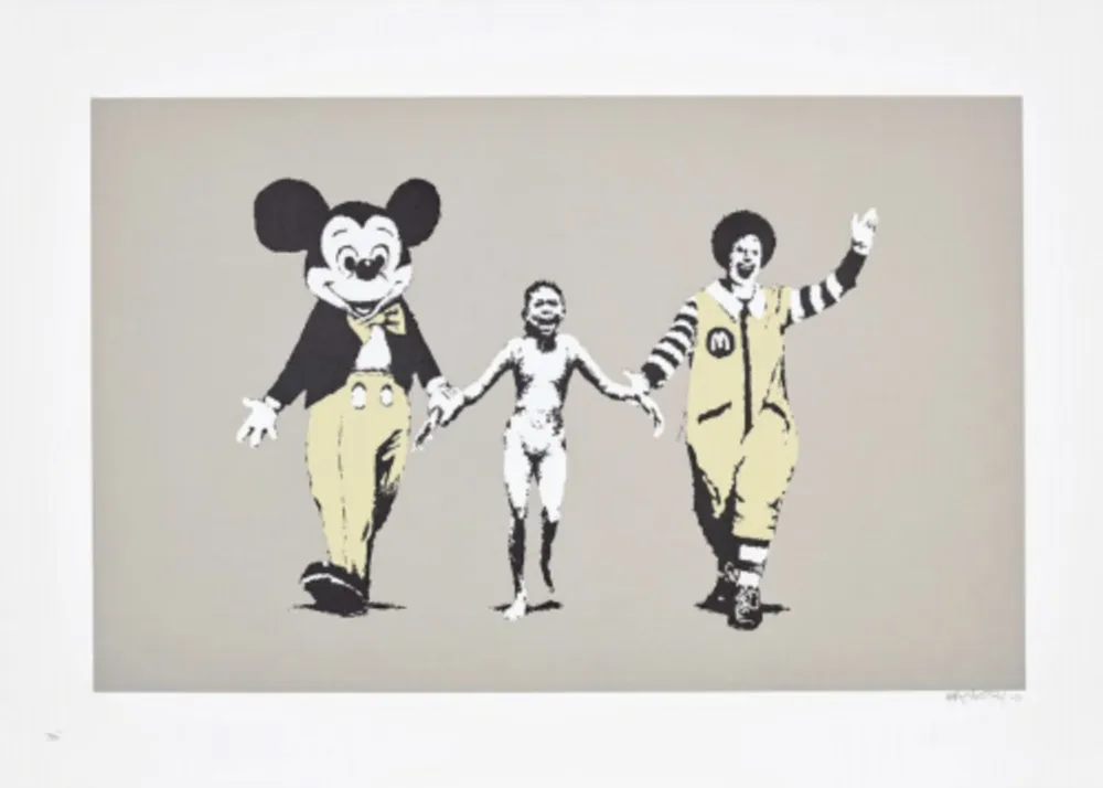 Zeefdruk Banksy - Napalm