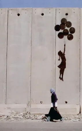 Geen Techniek Banksy - Palestinian Wall Card