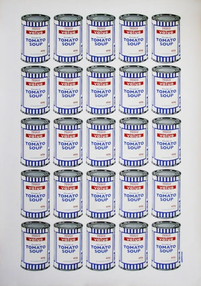 Lithografie Banksy - Tesco Soup Can