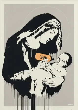 Zeefdruk Banksy - Toxic Mary