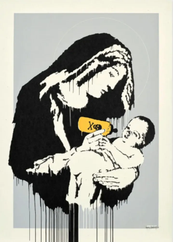Zeefdruk Banksy - Toxic Mary