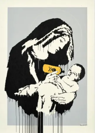 Zeefdruk Banksy - Toxic Mary