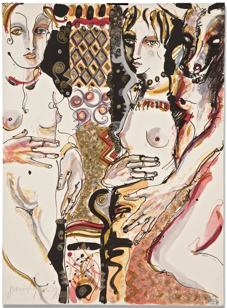 Lithografie Barbera - Compasion