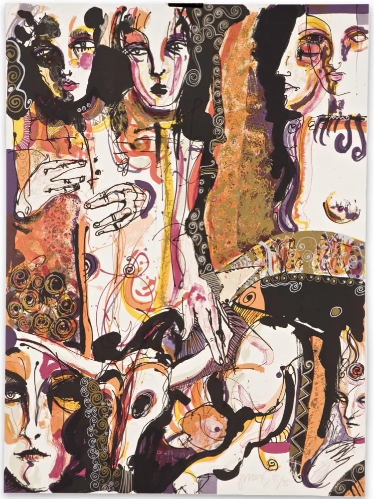 Lithografie Barbera - Confusionista