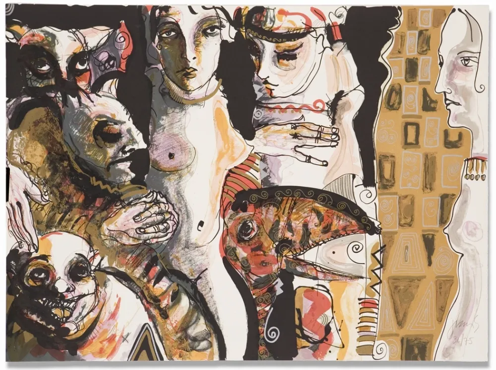 Lithografie Barbera - Conspiracion