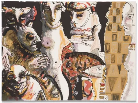 Lithografie Barbera - Conspiracion