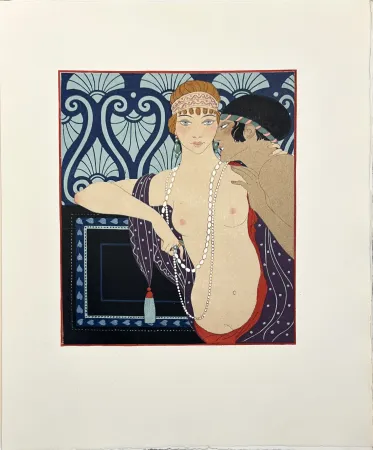 Geïllustreerd Boek Barbier - P. Loüys. LES CHANSONS DE BILITIS. Taduit du grec. Illustrations de G. Barbier gravées sur bois par F.L. Schmied (1922)‎ 