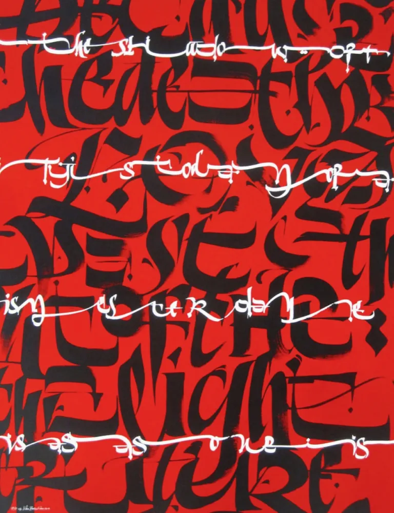 Zeefdruk Barcellona - Shadows of Tomorrow