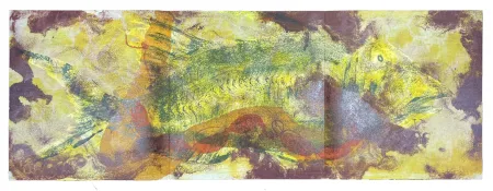 Lithografie Barcelo - La Chenille / La Carpe