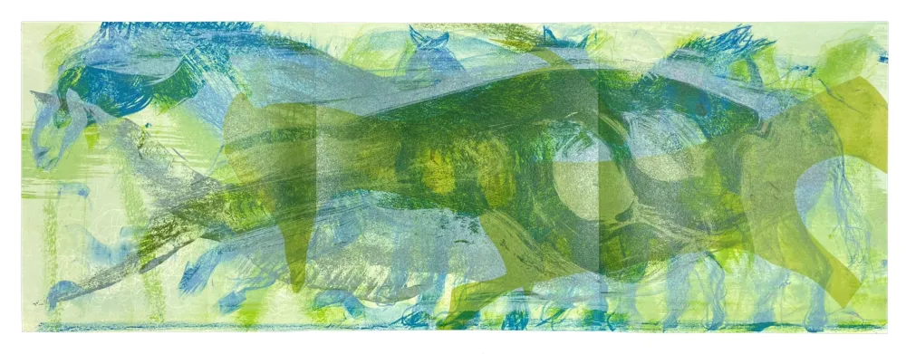 Lithografie Barcelo - Le Cheval