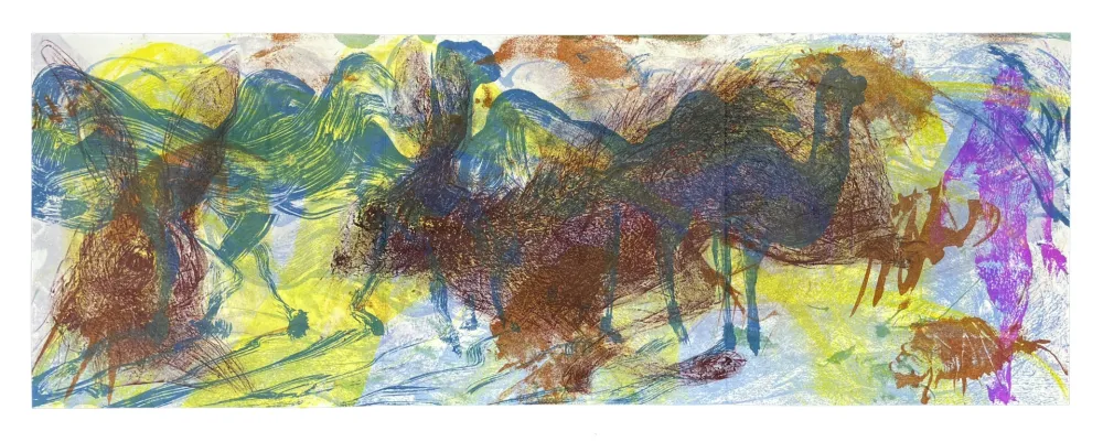 Lithografie Barcelo - Le Lièvre