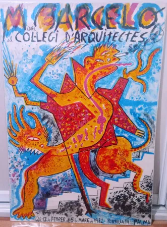 Lithografie Barcelo - Miquel Barceló al col·legi d'arquitectes