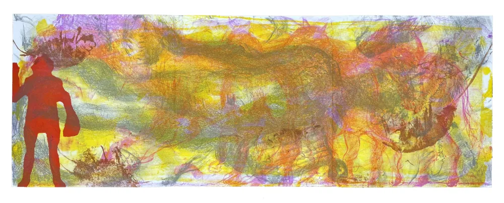 Lithografie Barcelo - Orphée