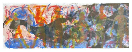 Lithografie Barcelo - Orphée / Le Paon 