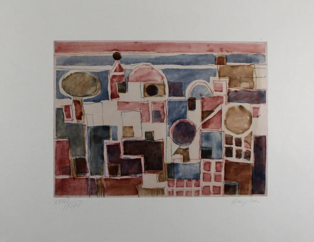 Ets En Aquatint Bargheer - Forio d'Ischia