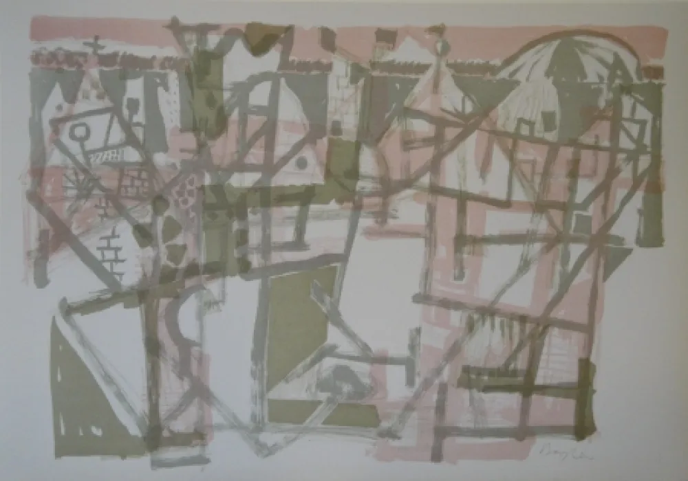 Lithografie Bargheer - Untitled