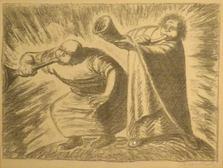 Lithografie Barlach - Der neue Tag