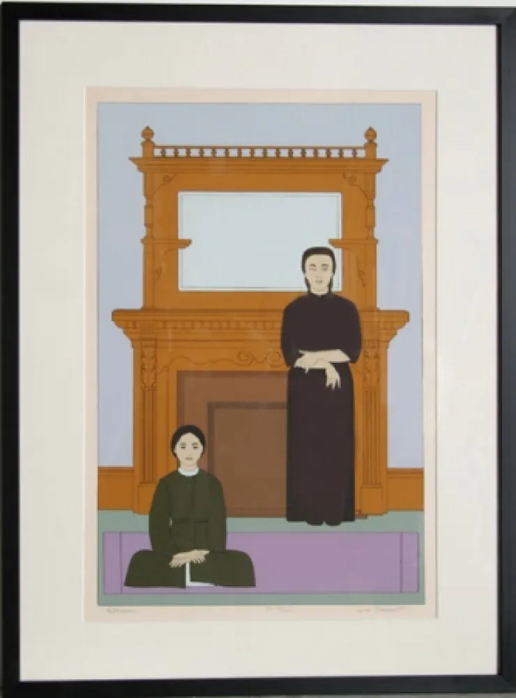 Zeefdruk Barnet - Reflection