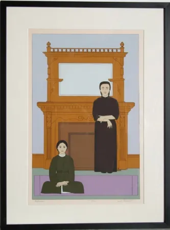 Zeefdruk Barnet - Reflection