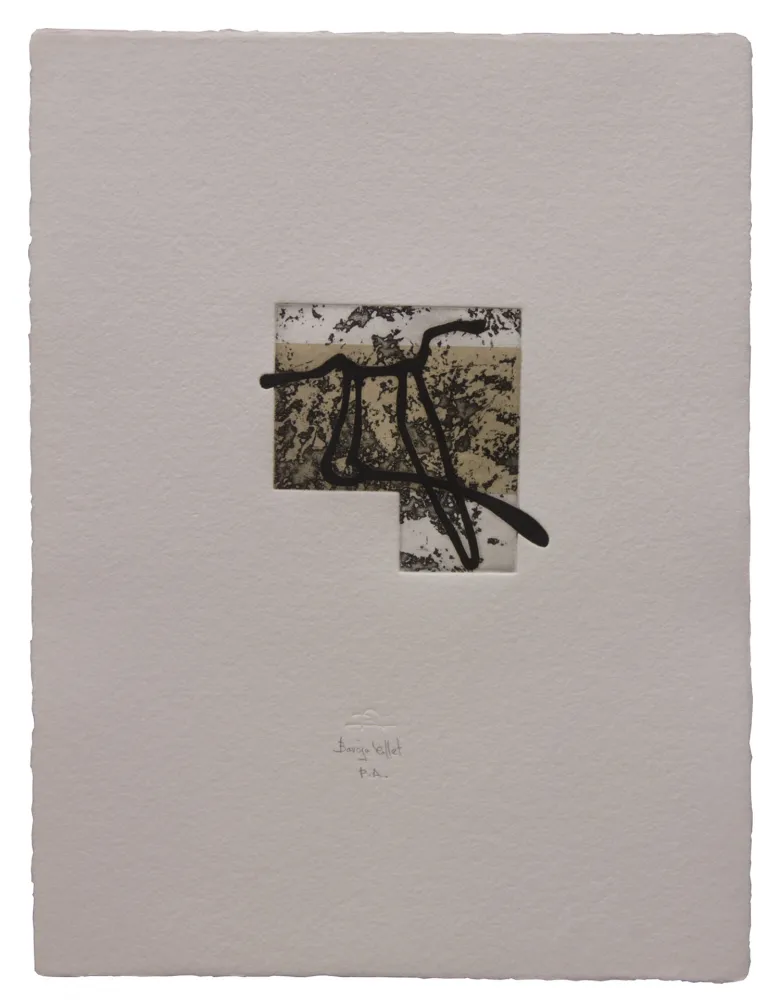 Ets En Aquatint Baroja-Collet - Animal