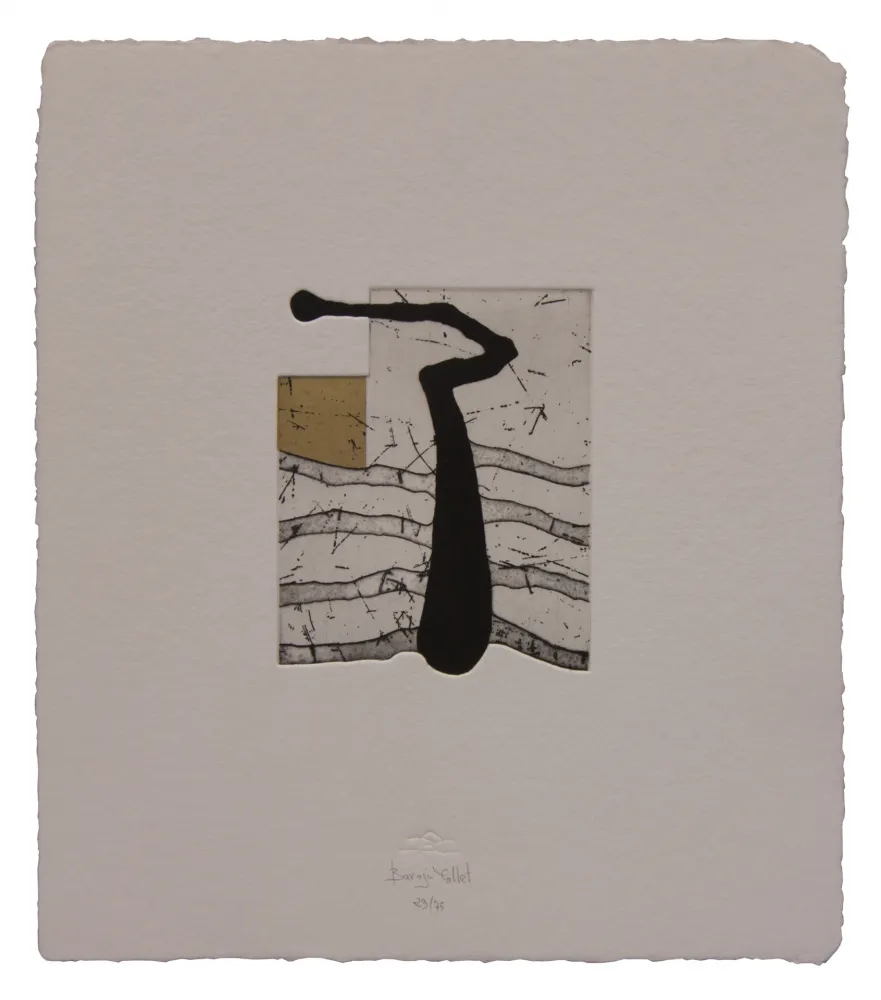 Ets En Aquatint Baroja-Collet - Urbia II