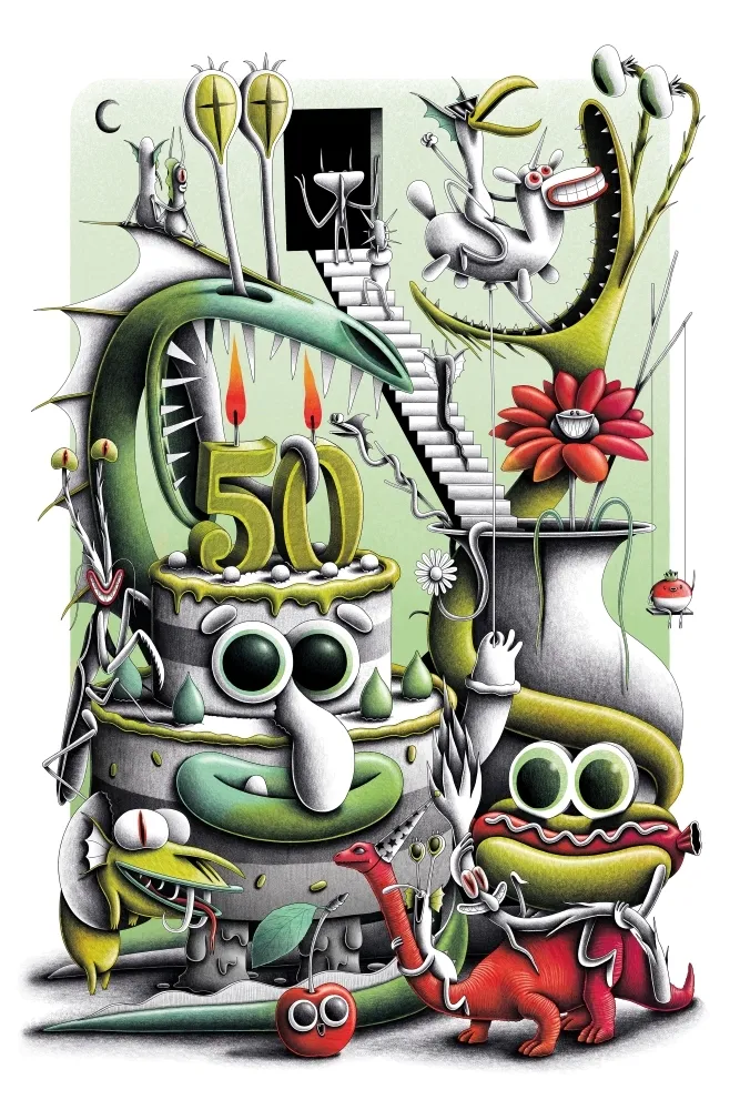 Digitale Print Barrome Forgues - 50 ans