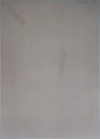 Zeefdruk Barry - Ugo Ferranti Roma 1989