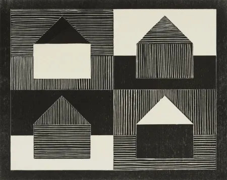 Houtsnede Bartlett - Black, Grey, White, from Art Pro-Choice II